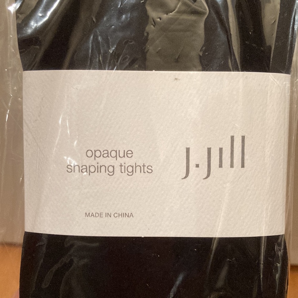NWT J.Jill black tights - Picture 2 of 4